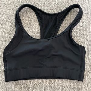 Black womens sports bra